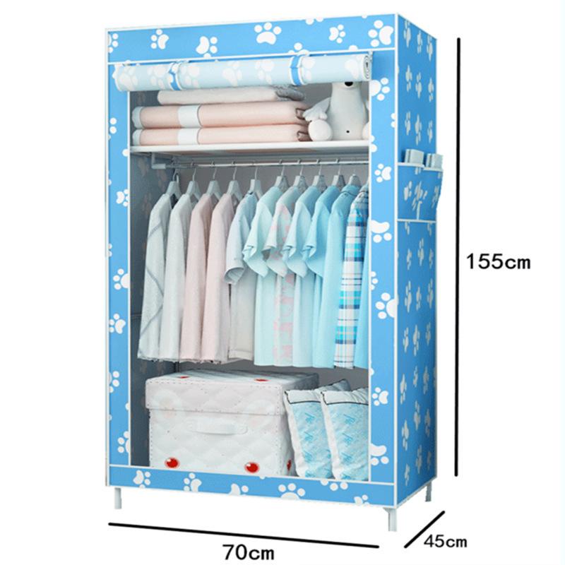 Compact Foldable Wardrobe for Dorms or Rentals: Easy Assembly & Layered Storage