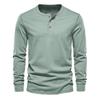 Men S Long Sleeve T Shirt Loose Fit Solid Color Round Neck Running Fitness Base Layer