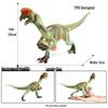 Children's Dinosaur Toy Set: King Kong, Tyrannosaurus Rex, Aurochs, Pachycephalosaurus, Spinosaurus, Therizinosaurus Model.