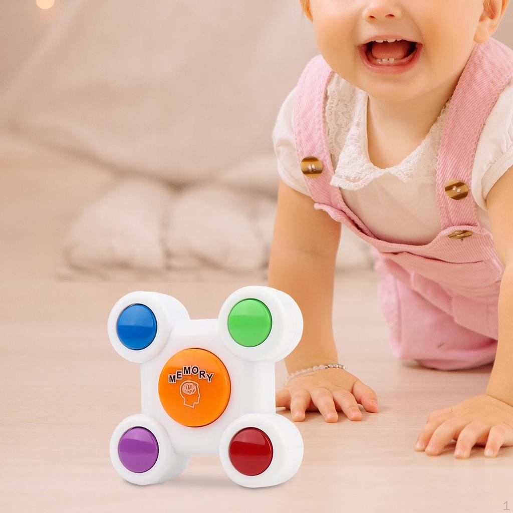 Classic Board Games Color Memorizing with Lights and Sound Electronic Memory Game Quiz for Kids