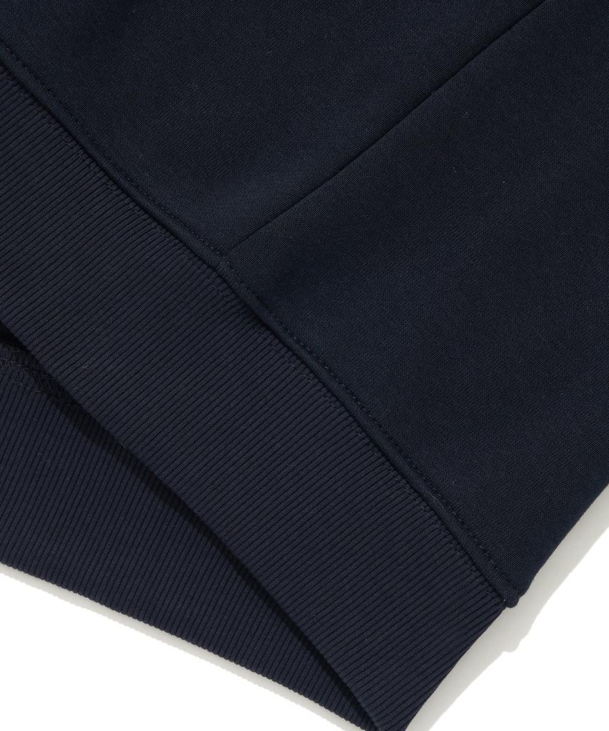 Kulte Script Chain Emb Hood Zip-UpD.Navy