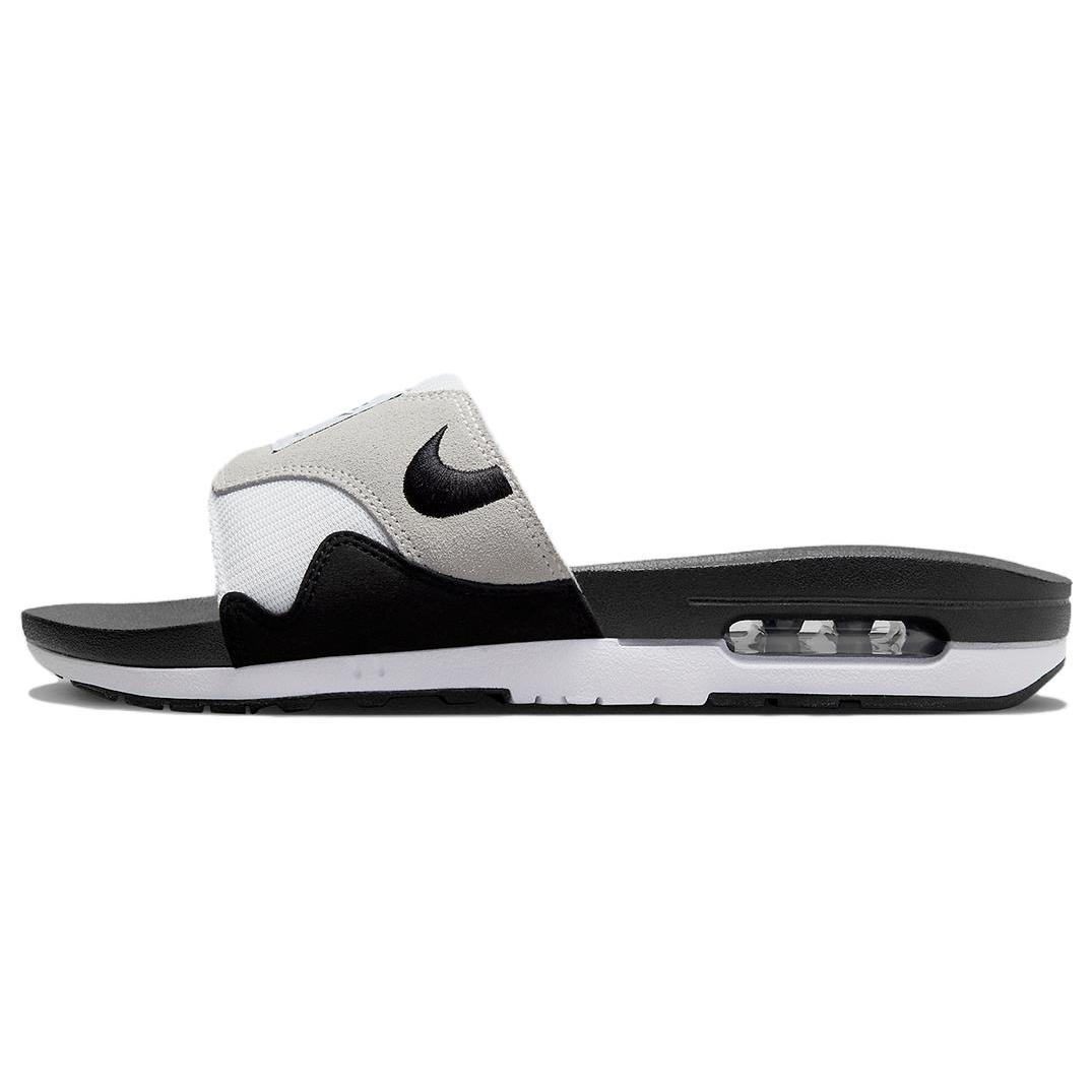 

Новые шлепанцы Nike Air Max 1 Белые Черные DH0295-102 46