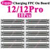 10 ks Originální FPC konektor nabíjecího doku pro iPhone 13 11 16 Pro Max 14 15 Plus 12 Mini XS Max na základní desce USB port pro nabíjení