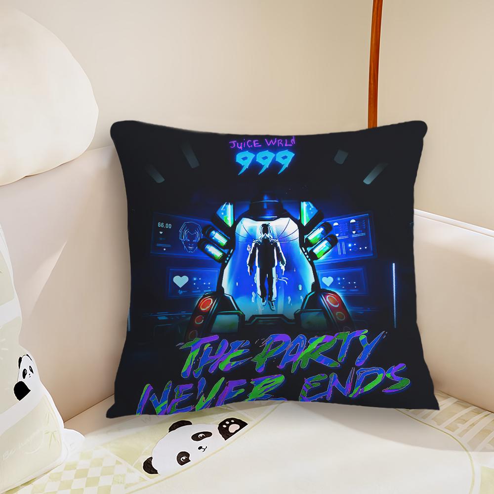 J-Juice The Party Never Ends W-Wrld Pillow Case Living Room Sofa Cushion Cover Suitable For Home Bedroom Room Decoration