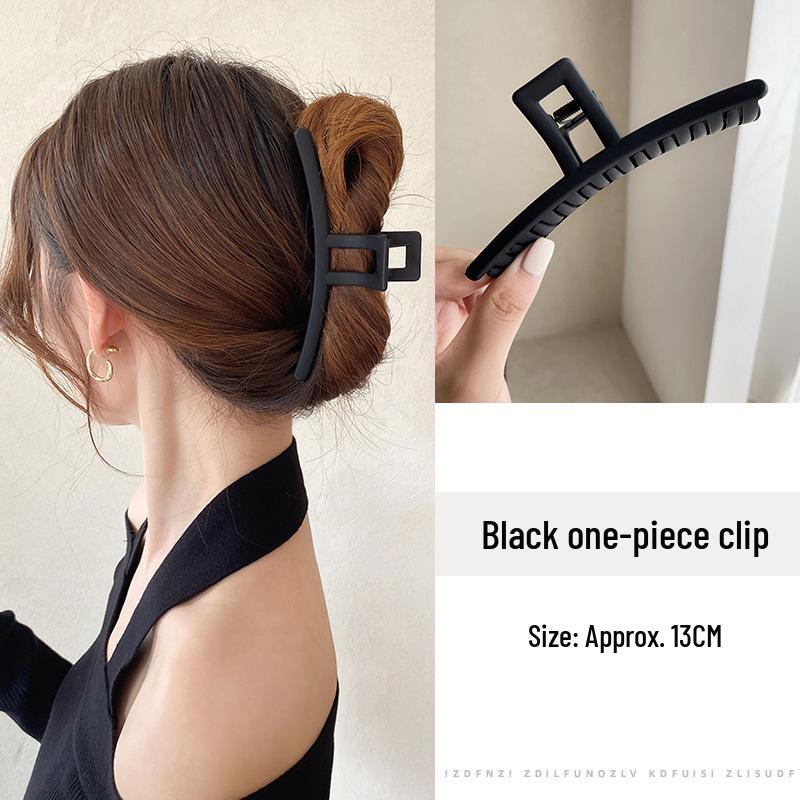 Exquisite Acrylic Claw Clip for Thick Hair - Large High-End Shark Hairpin