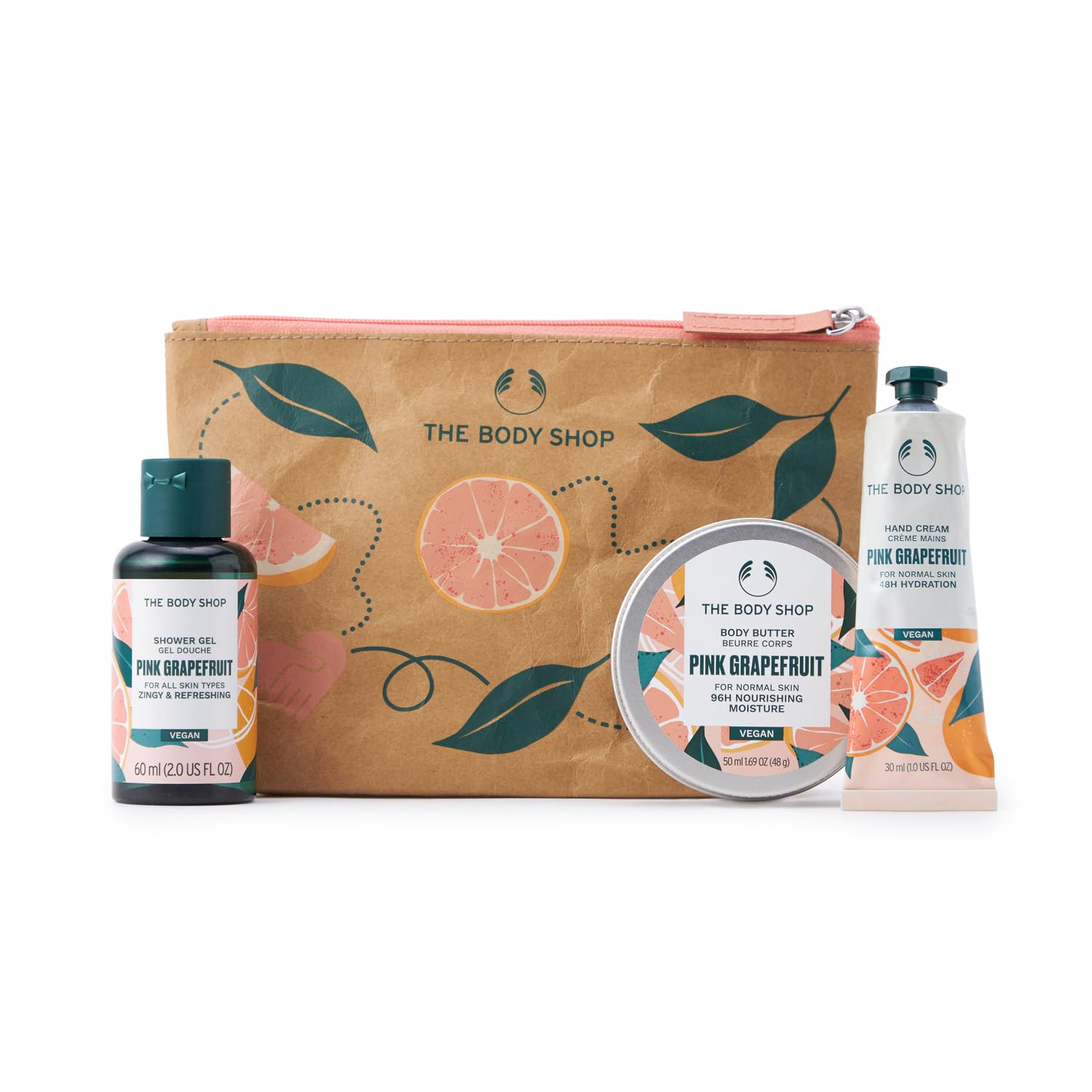

The Body Shop Pouch Gift PG Pink [Official] (Scent Grapefruit) [Authentic]