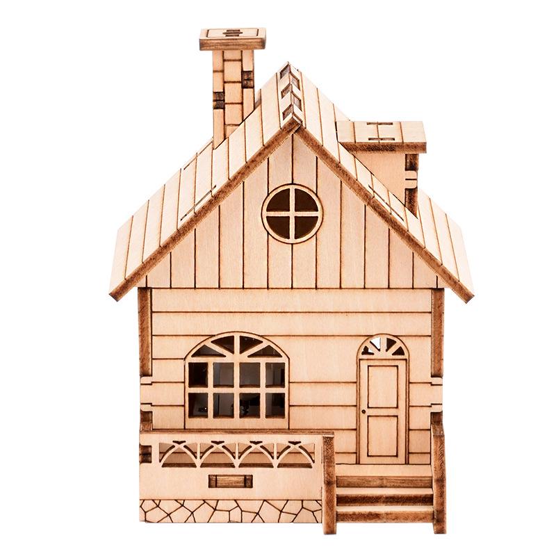 3D Dřevěný Stereoskopický Model Puzzle pro Dospělé