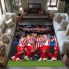 Atletico Madrid Personalized Text Carpet Design for Dining Room Hallway Outdoor Playrooms Antislip Carpet Anime Office Decor Best for Christmas