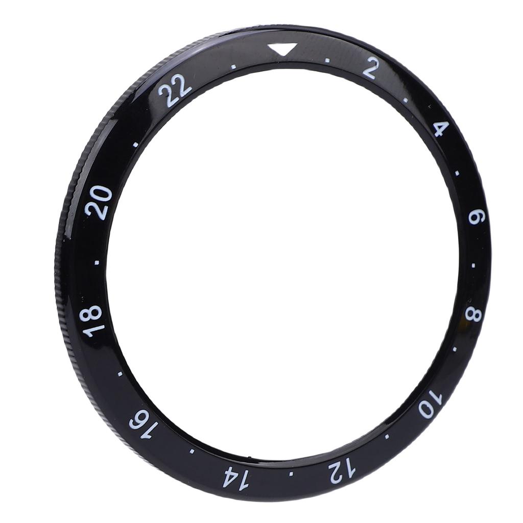 Uhrenlünetten-Ersatz für Xiaomi Watch S4 S3 Ziffer Punkt PC Uhrenlünetten-Einsatz Kratzfest
