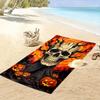 Fiery skullscape brilliance Print beach towel, quick drying, suitable for travel, outdoor sports, jogging, the beach and swimming, gift
