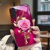 Fashion Printed Tempered Glass Phone Case Suitable for Samsung Galaxy S26 S25 S24 S23 S22 S20 FE Ultra Plus Anti Drop Back Cover