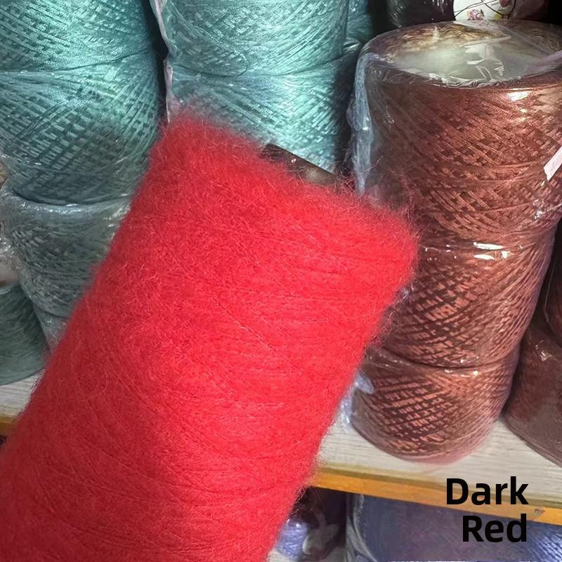 Wool Angora Yarn 3-Ply Long Velvet Wool Sweater Knitting Yarn Hand Crochet Fine Merino Wool Content 33% for Clothing Acco...