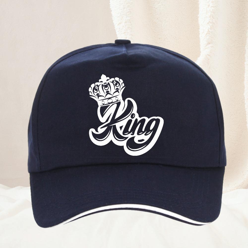 High Quality King Baseball Cap Crown Unisex Snapback Caps Couple Lover Hip Hop Gorras Casual Unisex Women Casquette