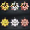 Marathon Gold Winner Award Medals With Neck Ribbon 3D Running Runner 1St 2Nd Trophy Various Sport Souvenir Prize Gift Customized