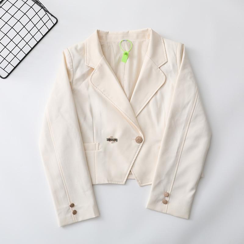 

Стильный женский приталенный блейзер JK Uniform 2021 года с дизайном, подчеркивающим талию Extra Large