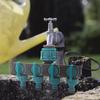 1/2in-3/4in-1in Hose Splitters Garden Tap Water Splitter Plastic 4-Way Water Hose Connectors for Drip Irrigation Lawns