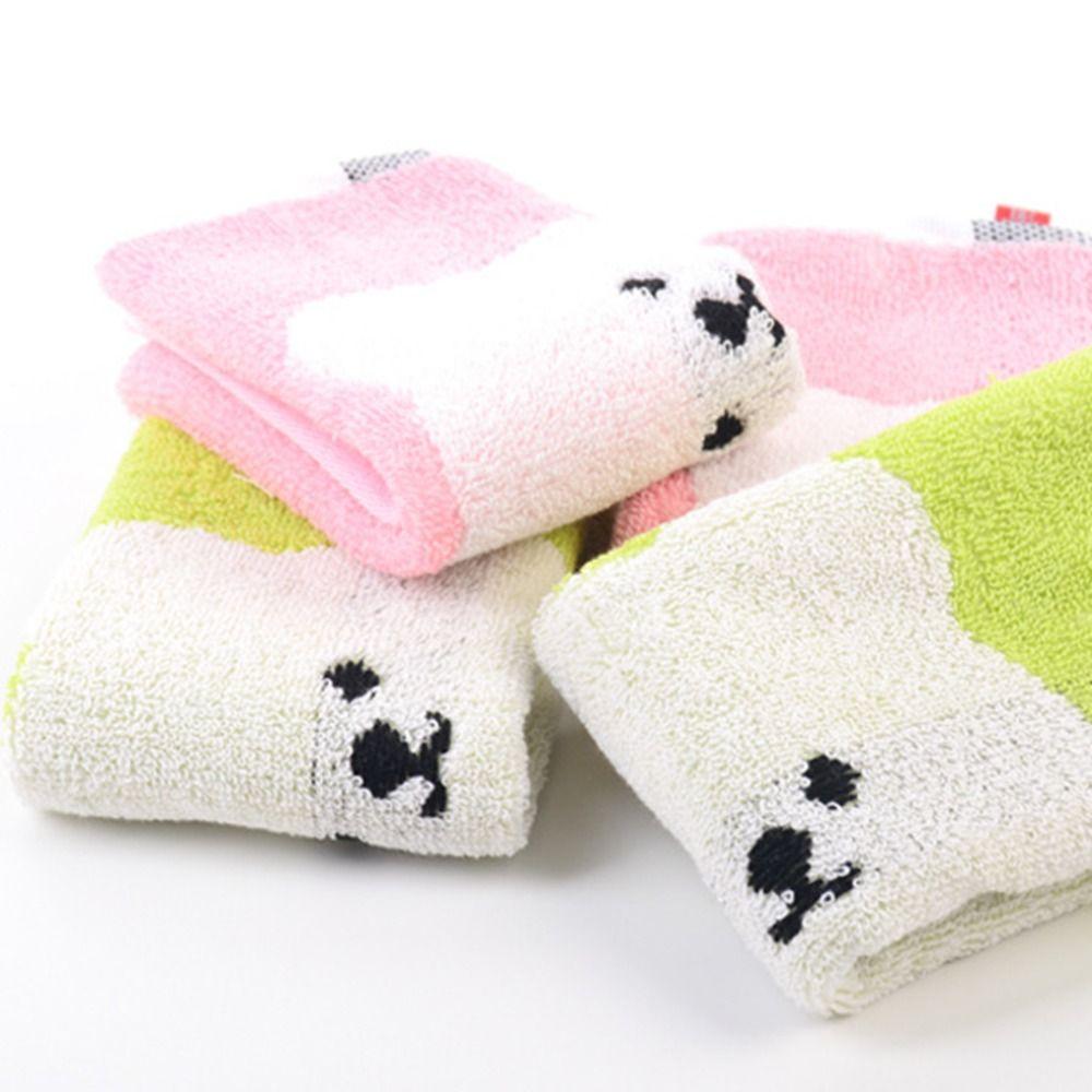 3Pcs Cute Bear Dishcloth Cotton Children's Handkerchief Halloween Bath Towel  Household