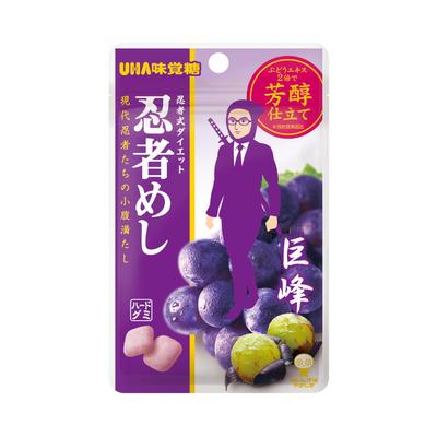 UHA Mikakuto Ninja Meshi Kyoho Grape 20g X 10 Bags