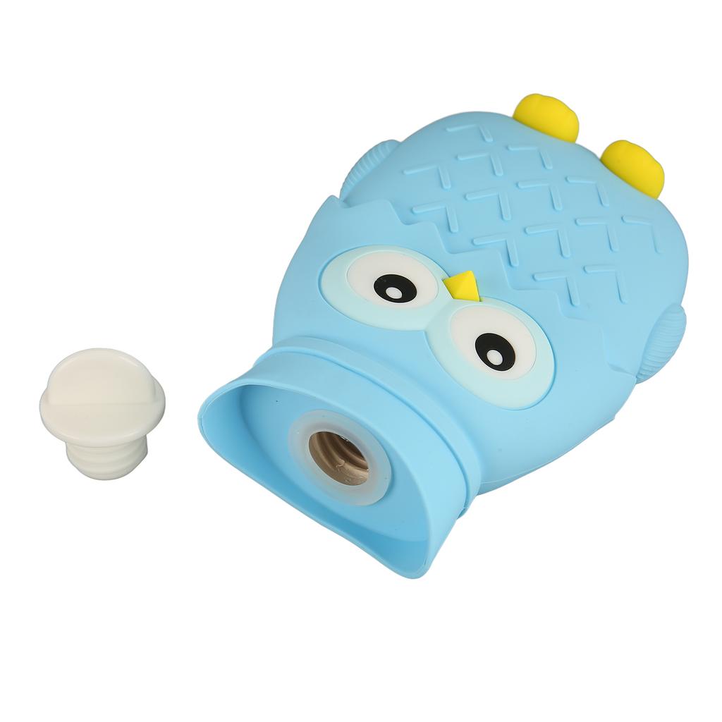 Hot Water Bottle Microwave Hting Silicone Cartoon Injection Hand Warmer Portable Cute Owl Shape 400ml
