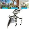 Metal Flying Dragon Wind Chime com 3 tubos Melodia natural calmante Jardim Pátio Exterior Vintage Dragão Pendurado Sino de Vento Decoração Ornamento