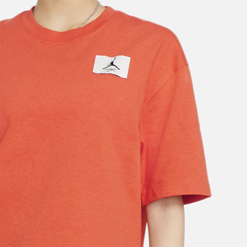 Jordan Logo Moisture Wicking Casual Sports Short Sleeve T-Shirt Women T-Shirts DD7058-869