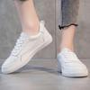 Letní bílé boty z hovězí kůže pro ženy, ploché, dámské sportovní boty, nové univerzální tenisky, populární ploché boty, boty pro každodenní nošení