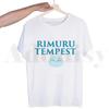 Rimuru Tempest That Time I Got Reincarnated As A Slime T-shirt for Men Short Sleeve T Shirt for Male White T Shirt Women Tees