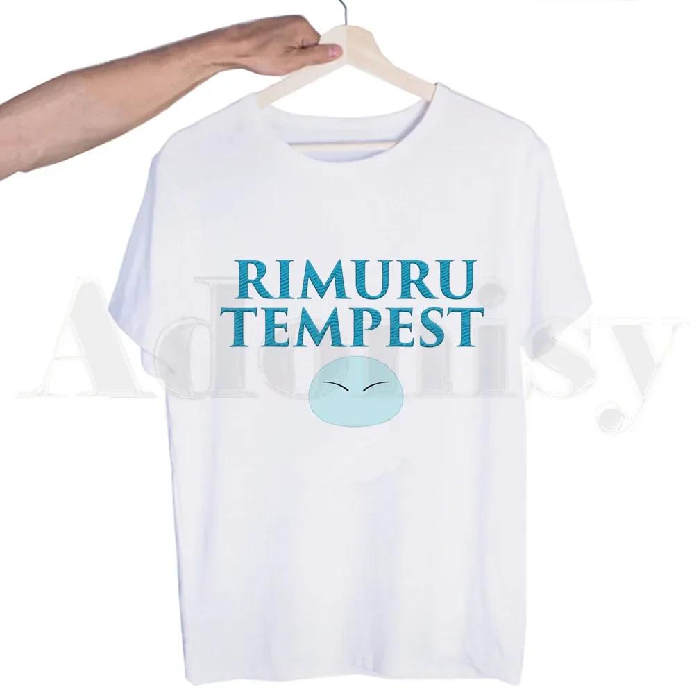 Rimuru Tempest That Time I Got Reincarnated As A Slime T-shirt for Men Short Sleeve T Shirt for Male White T Shirt Women Tees