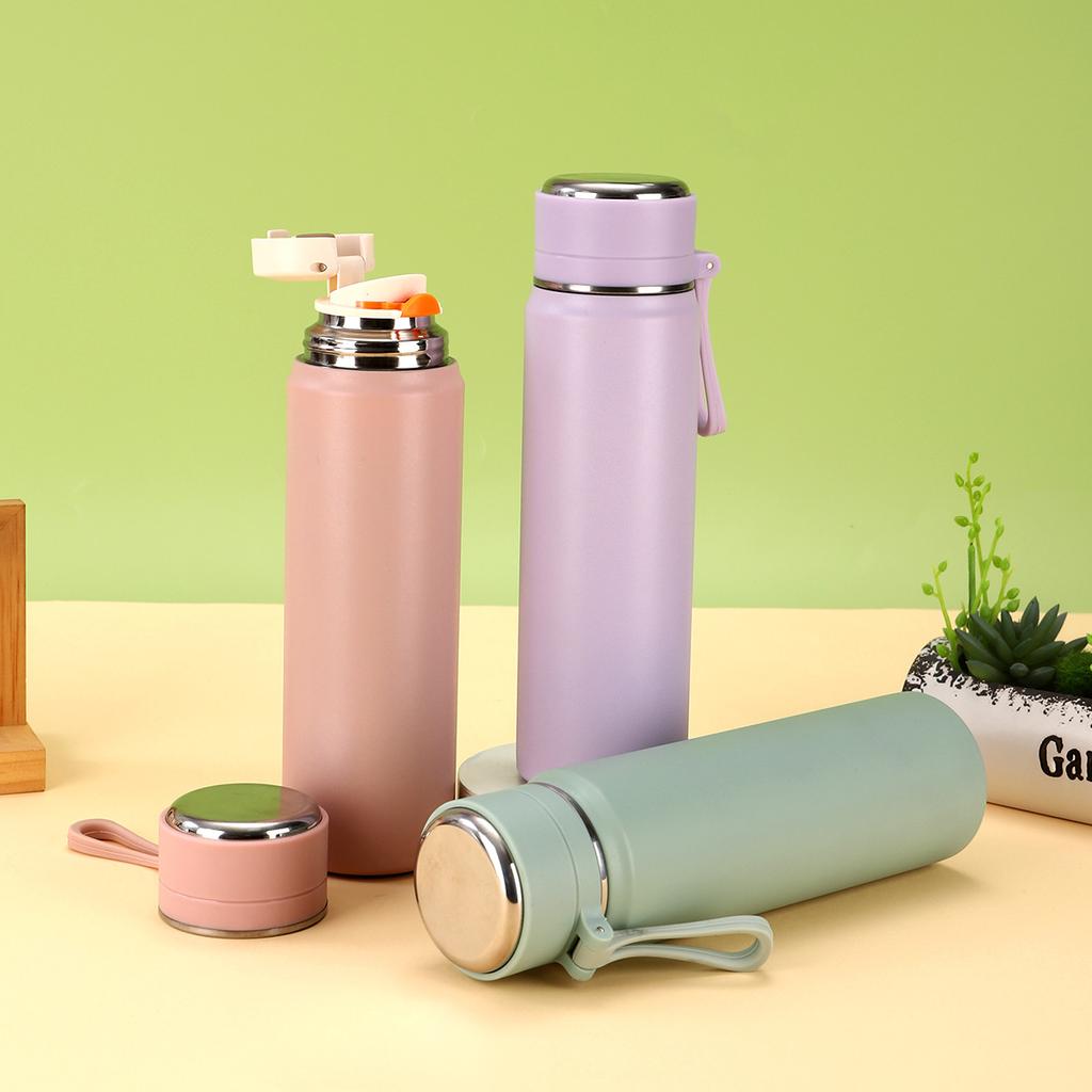 Simple New Stainless Vacuum Mug Stylish Student Water Cup Outdoor Portable Car Water Cup Durable Durable Useful