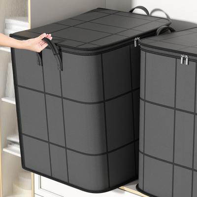 Organizér úložnej tašky na oblečenie s rukoväťou, veľká kapacita, zapínanie na zips, cestovná taška