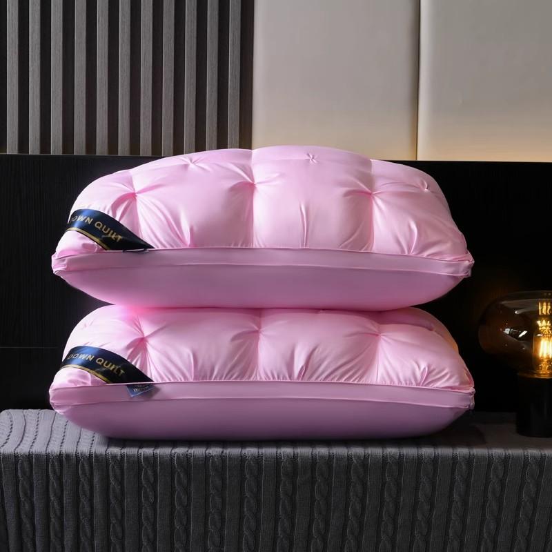 Pillow 48x74cm Pillow Core Pair Home Deep Sleep Neck Pillow Non-collapse High Pillow