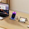 1PC Metal Mesh Business Card Holders Business Card Display Stand Desktop Office Supplies Mobile Phone Holder Supplies Organizer