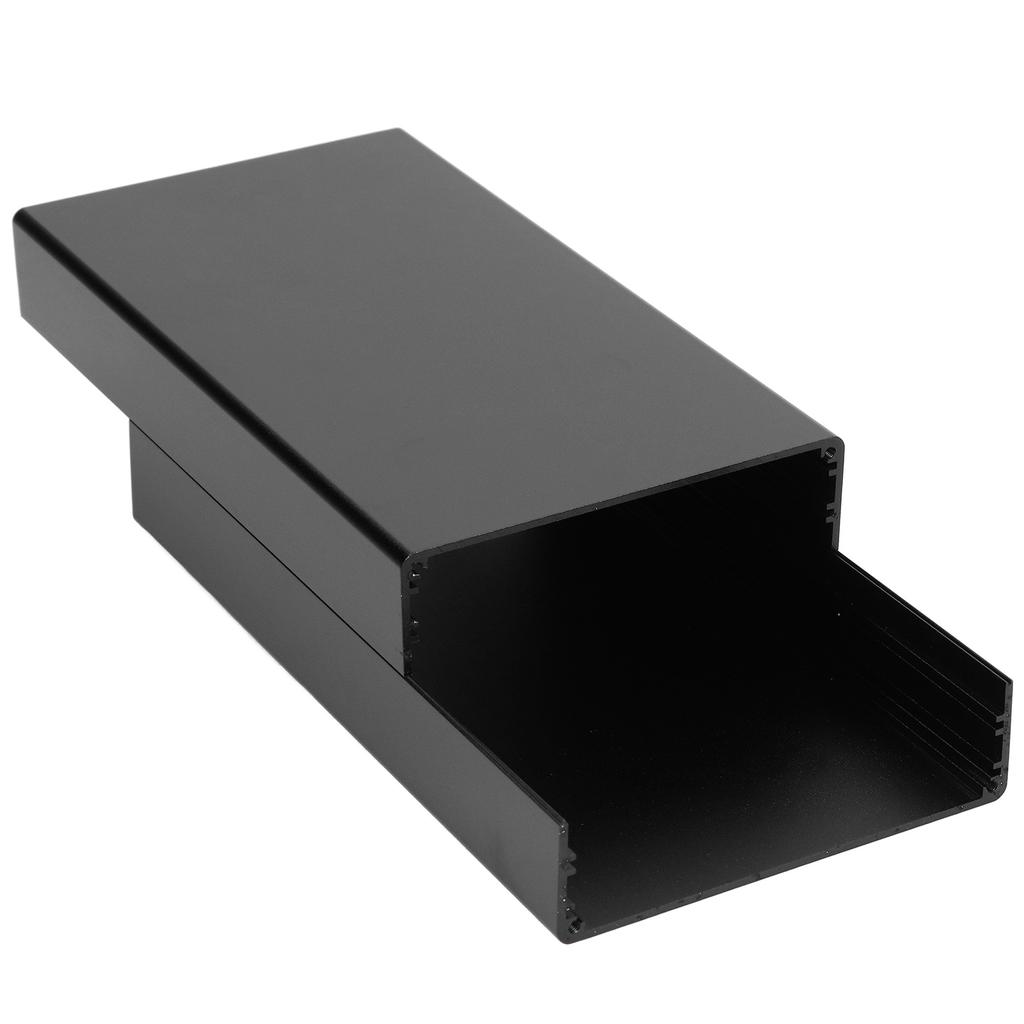 Aluminum Alloy Electric Box Power Amp Project Case Split Enclosure 58x110x200mm Matte Black