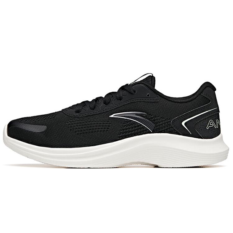 

Anta Running Collection Breathable Low Top Running Shoes Men s Black White Flying Woven Casual 40.5
