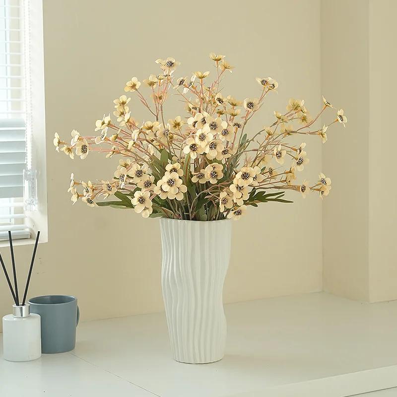 Simulated Plum Blossom Nordic Retro Home Wedding Decoration, Flower Arrangement Decorative Photography Living Room Decorative