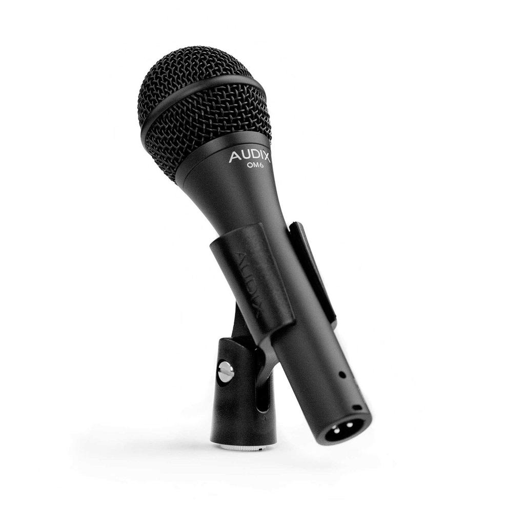 AUDIX OM6 Dynamic Microphone for Vocals (Hypercardioid Pattern)