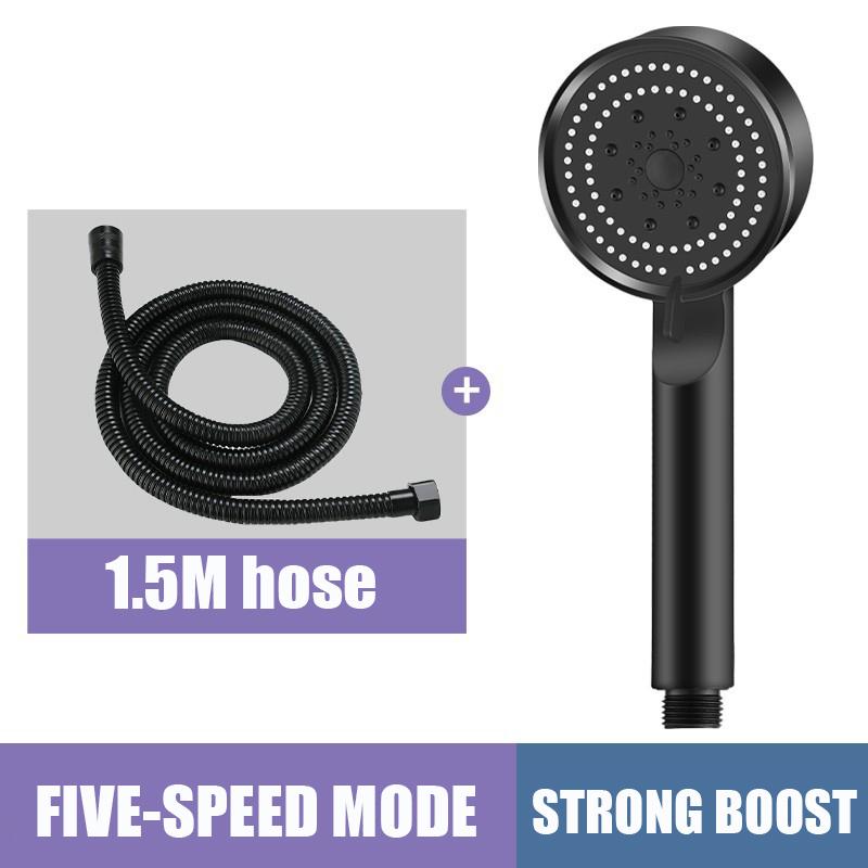 Shower Head Water 5mode Shower Water Saving Spray Nozzle Adjustable High Pressure Head Of A Shower Hygienic Bathroom Accessories
