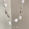 Vintage Baroque Baroque Pearl Multi Layer Layered Necklace Simple Elegant Choker for Women