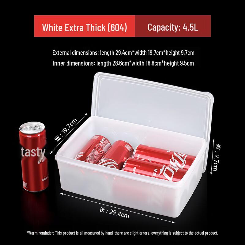 Transparent Refrigerator Food Storage Container