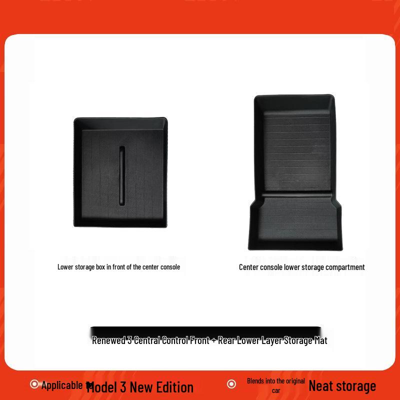 Tesla Model Y Mittelkonsolen-Aufbewahrungsbox - Aufgearbeitetes Innenraumzubehör