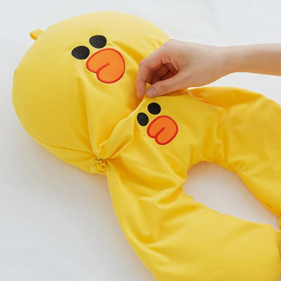 LINE FRIENDS Подушка для шеи «два в одном» с бусинами