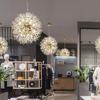 Modern Crystal Dandelion Chandelier Lighting Pendant Lamp For Living Room Dining Room Home Decoration