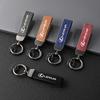 Leather Car Logo Keychain Key Chains Rings Pendant For Lexus GS F Sport 350 Ct200h Uvx 250h Nx 300h Rx Auto Keyring Accessories