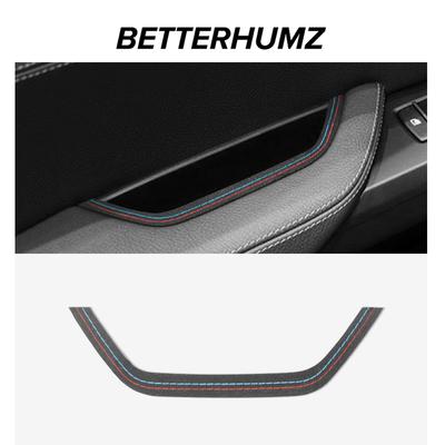 For BMW X3 F25 X4 F26 Made of Alcantara Car Interior Tuning Door Armrest Panel Storage Box Trim Frame Trim  Stickers Accessories
