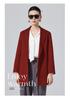 Women's Elegant Double-Sided Wool Coat with Notched Lapel, Perfect for Autumn/Winter