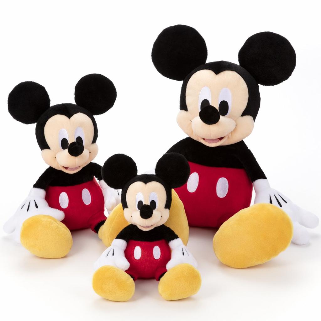 Disney Good Look Plush Toy L Mickey Mouse Sitting Height 40cm