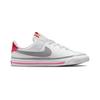 Nike Court Legacy Low top Skateboard Shoes Gray White Children Aged 3 7 Years Old DA5381-111