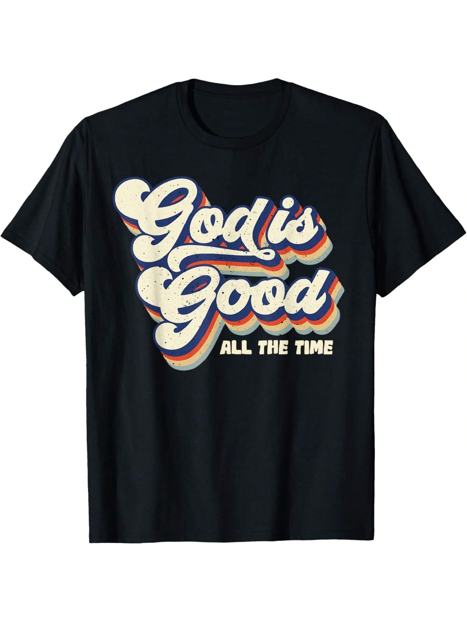 

God Is Good All The Time Retro Vintage T-Shirt XXXXXL