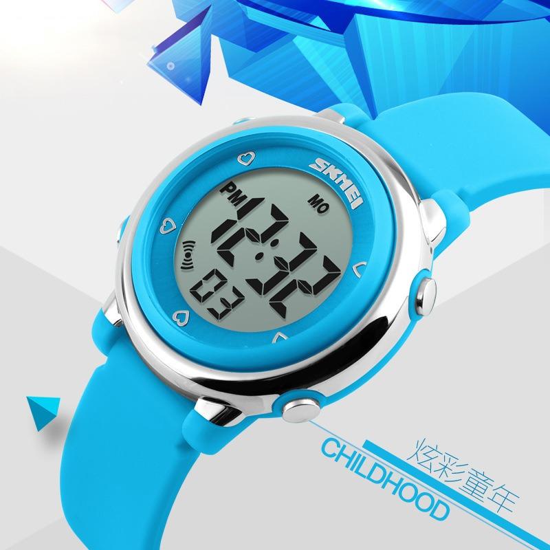 Fashion children's electronic watch luminous women's waterproof student digital display