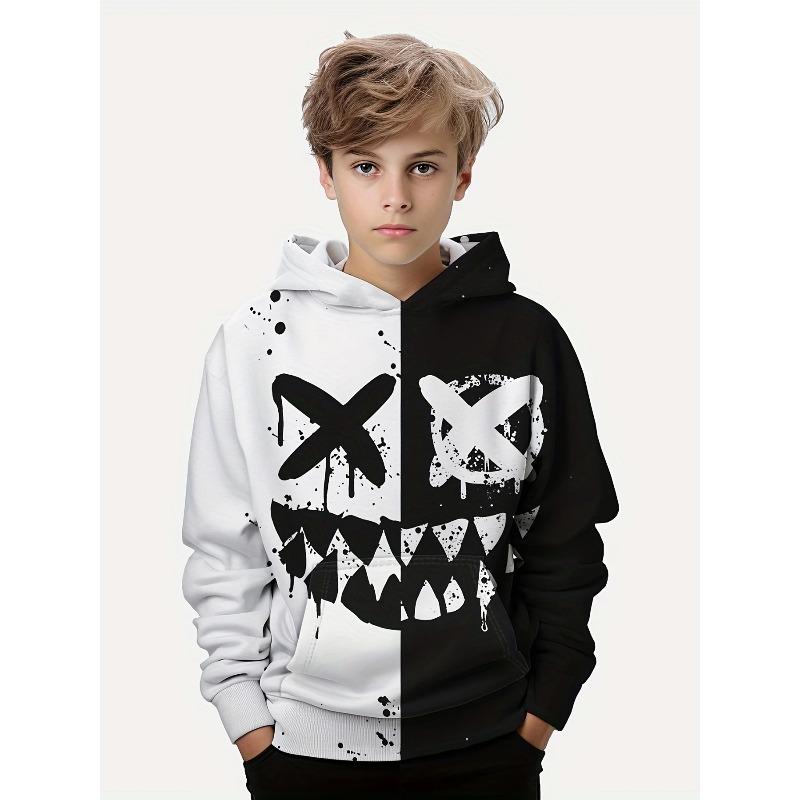 Casual Comfortable Sweatshirts Fashionable Children's Clothing Printed Hoodies Sweatshirts Boys